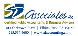 SD Associates Logo with Contact Info - PMSColor v2