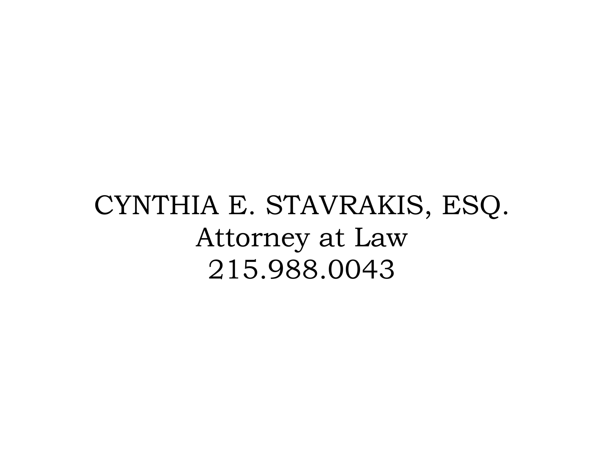 Cynthia E. Stavrakis, Esq_page-0001